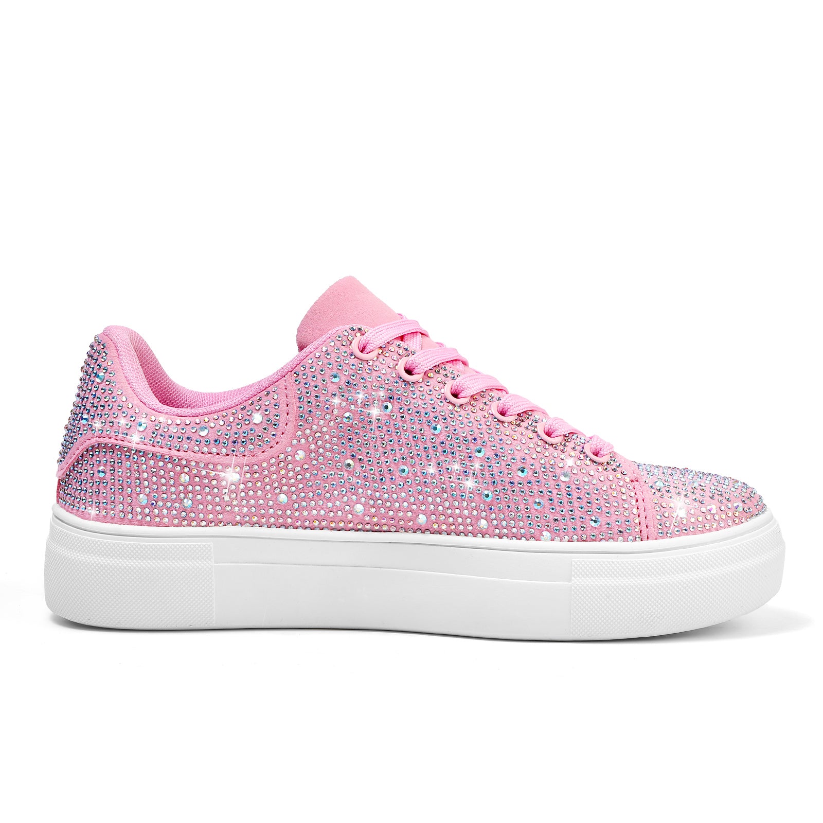 Stepedia Platform Sneakers Shiny Dressy Bedazzled Wedding Bridal Walking Shoes