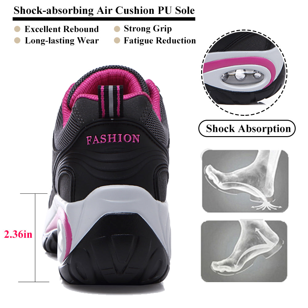 Stepedia Hiking Shoes Women Outdoor Lightweight Air Cushion Boots for Trekking Camping Walking Running