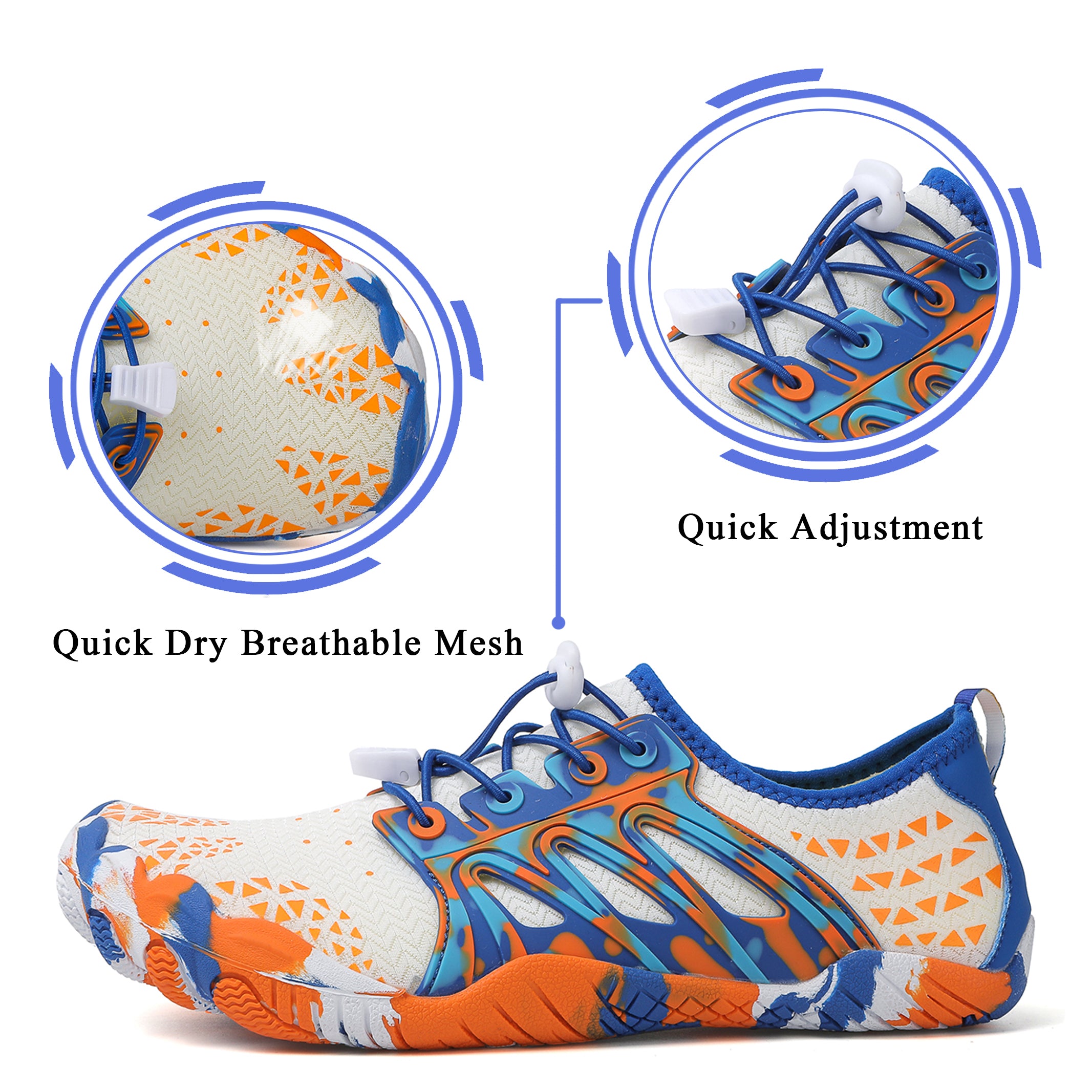Stepedia Mens Womens Athletic Hiking Water Shoes