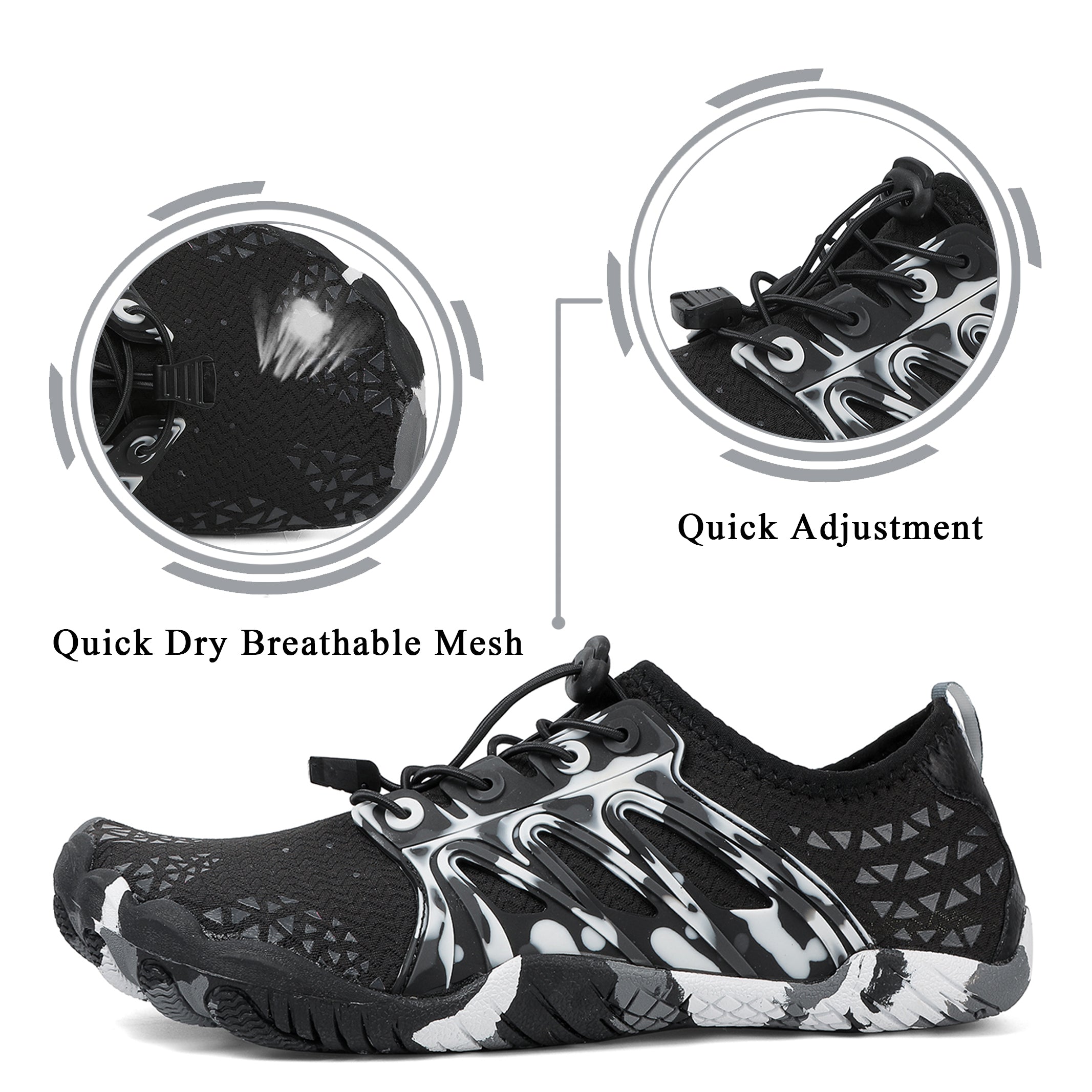 Stepedia Mens Womens Athletic Hiking Water Shoes