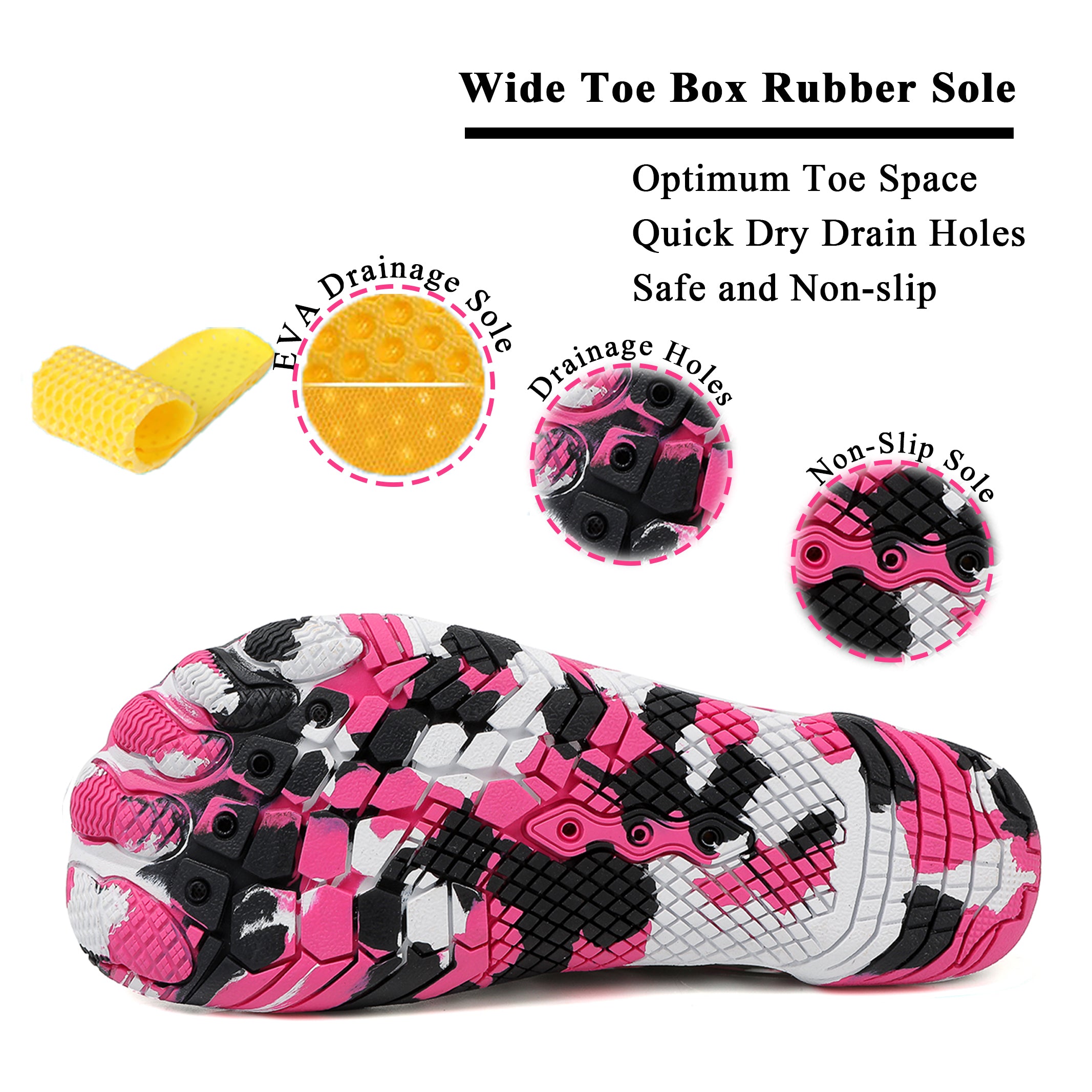 Stepedia Mens Womens Athletic Hiking Water Shoes