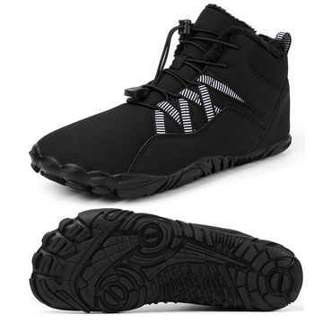 Stepedia Women's Men's Wide Toe Box Winter Snow Boots Barefoot Waterproof Hiking Shoes