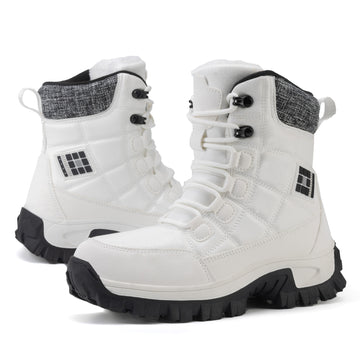 Stepedia Women's Winter Waterproof Mid-Calf Snow Boots Warm Faux Fur Lined Outdoor Boots