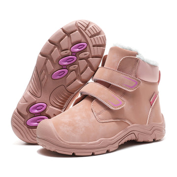 Stepedia Kids Boys Girls Winter Hiking Boots Warm Waterproof Insulated Ankle Snow Boots