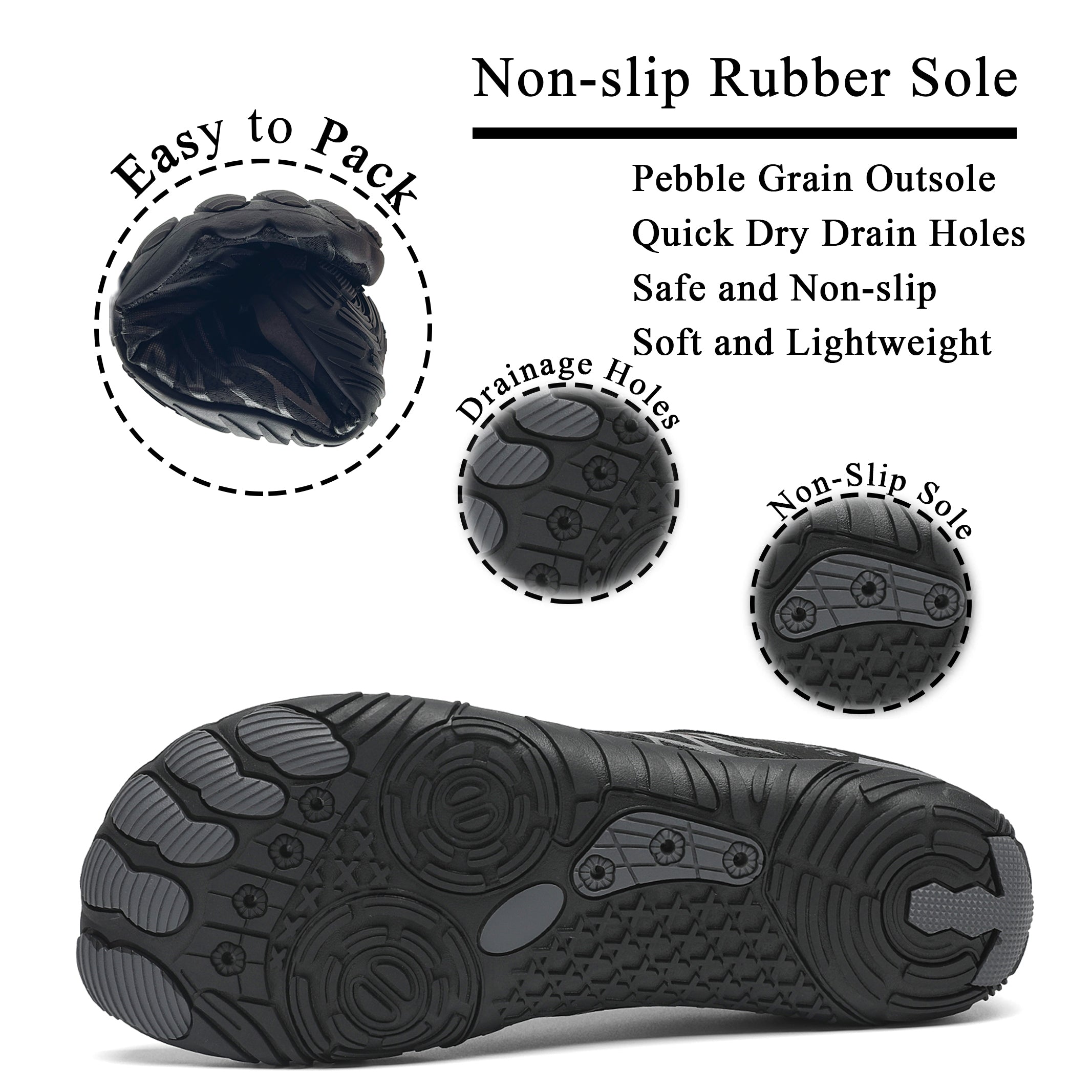 Stepedia Women's Wide Toe Box Barefoot Water Shoes Quick Dry Athletic Hiking Shoes