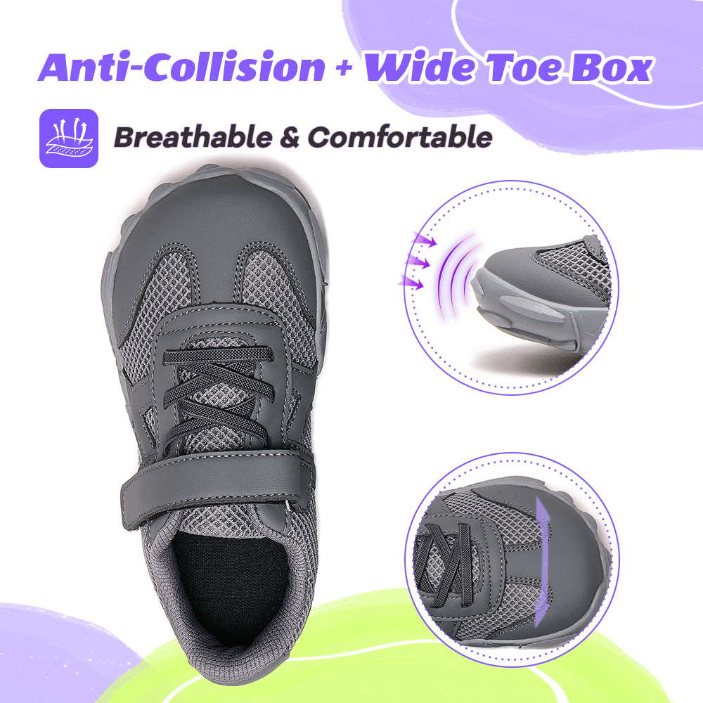 Stepedia Kids Girls Boys Water Shoes Wide Barefoot Shoes Kids Anti-Slip Beach Shoes Lightweight Hiking Aqua Shoes