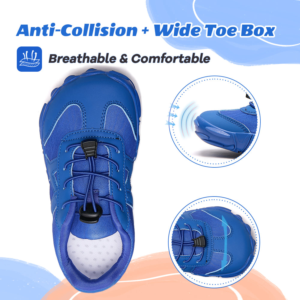 Stepedia Barefoot Wide Water Shoes for Kids Boys Girls and Quick-Dry Sneakers for Hiking Swimming Beach Walking