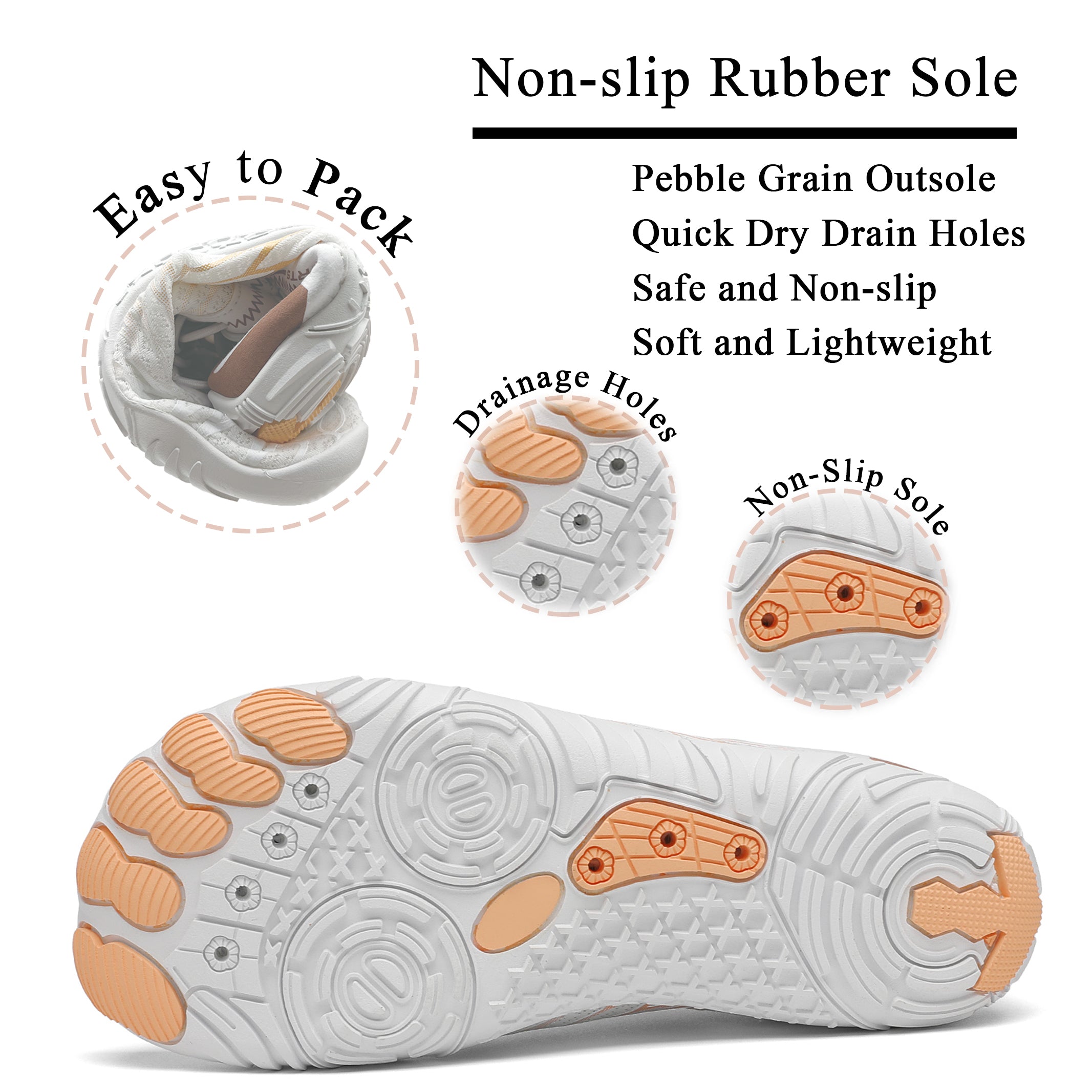 Stepedia Women's Wide Toe Box Barefoot Water Shoes Quick Dry Athletic Hiking Shoes
