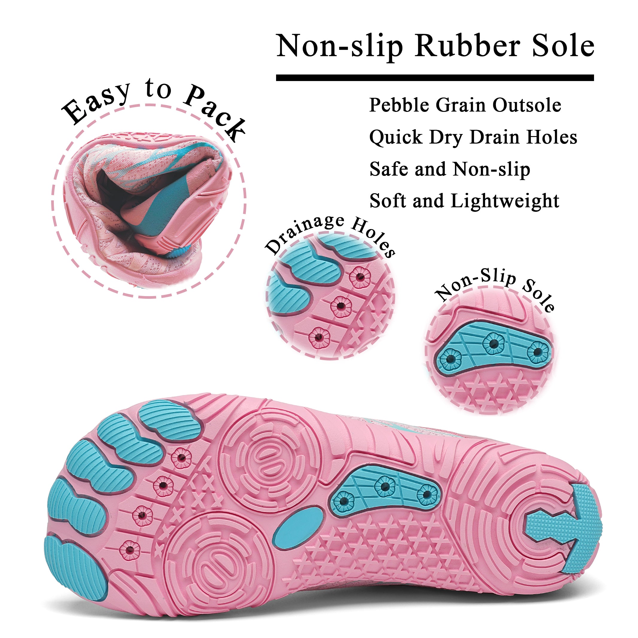 Stepedia Women's Wide Toe Box Barefoot Water Shoes Quick Dry Athletic Hiking Shoes