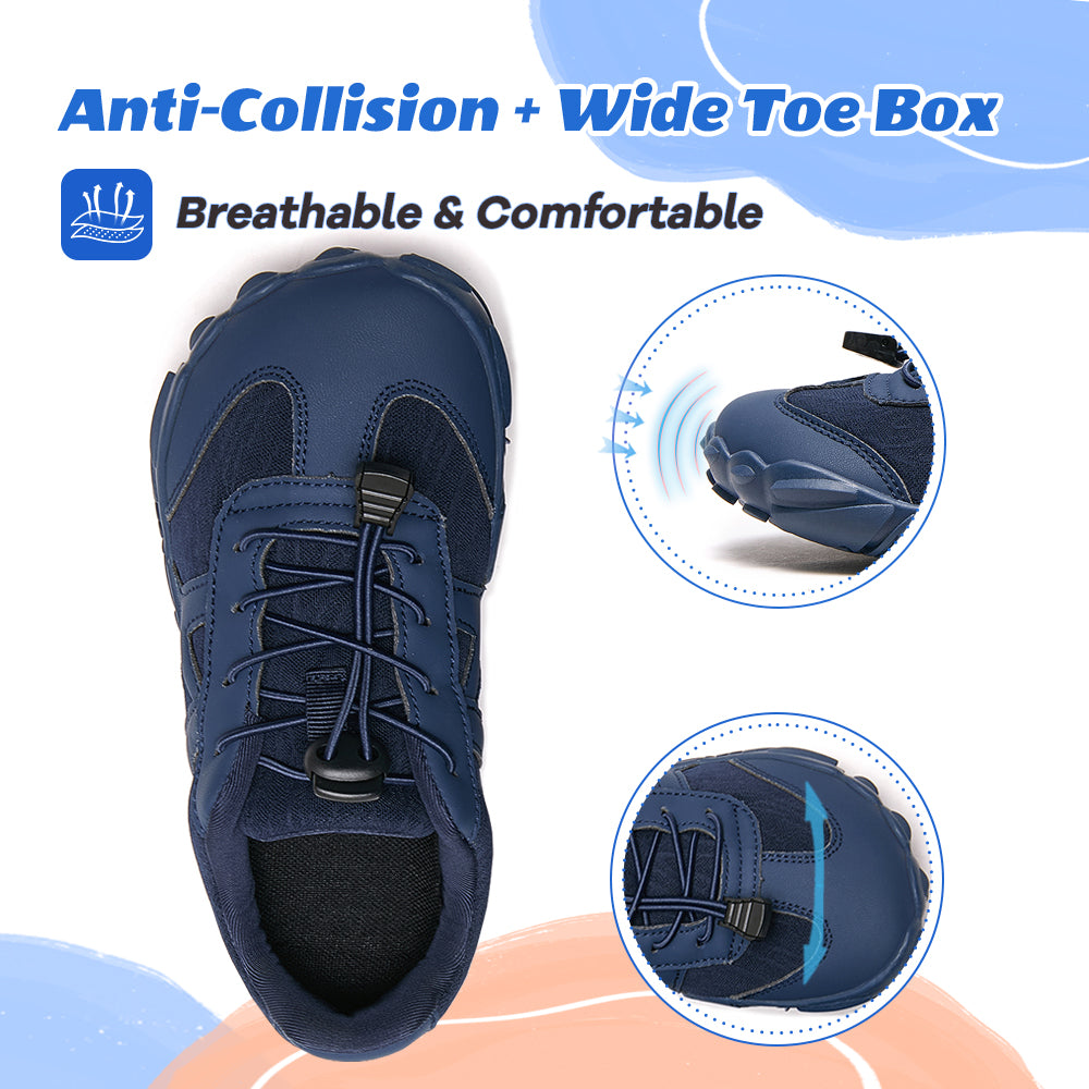 Stepedia Barefoot Wide Water Shoes for Kids Boys Girls and Quick-Dry Sneakers for Hiking Swimming Beach Walking