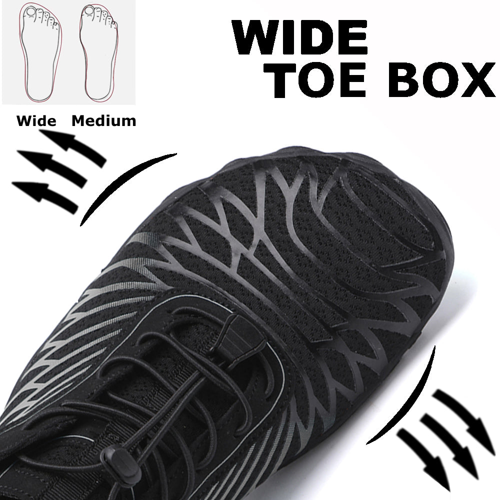 Stepedia Women's Wide Toe Box Barefoot Water Shoes Quick Dry Athletic Hiking Shoes