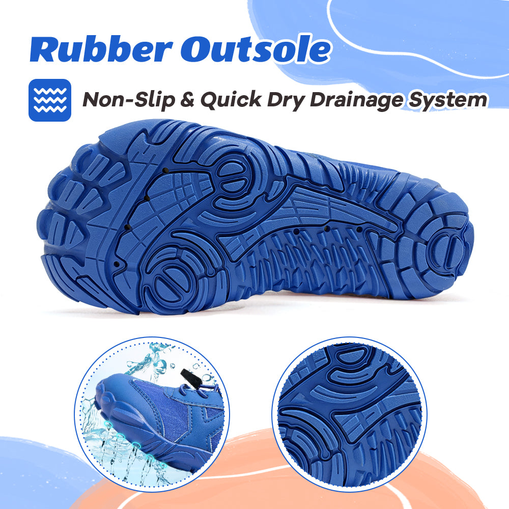 Stepedia Barefoot Wide Water Shoes for Kids Boys Girls and Quick-Dry Sneakers for Hiking Swimming Beach Walking