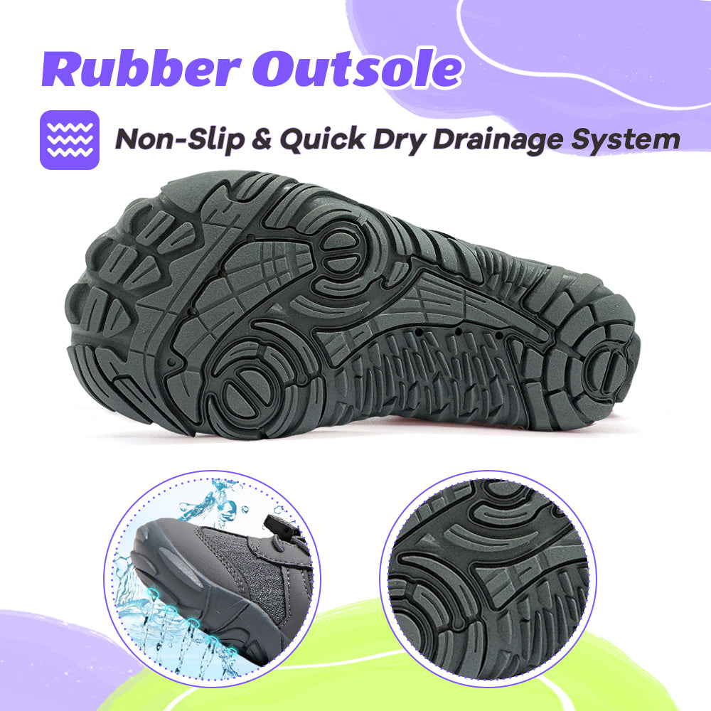 Stepedia Barefoot Wide Water Shoes for Kids Boys Girls and Quick-Dry Sneakers for Hiking Swimming Beach Walking