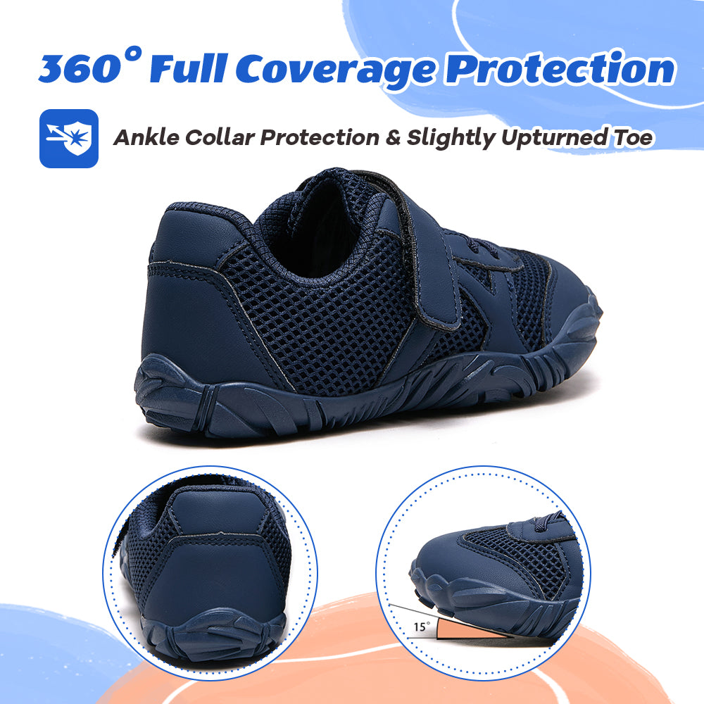 Stepedia Kids Girls Boys Water Shoes Wide Barefoot Shoes Kids Anti-Slip Beach Shoes Lightweight Hiking Aqua Shoes