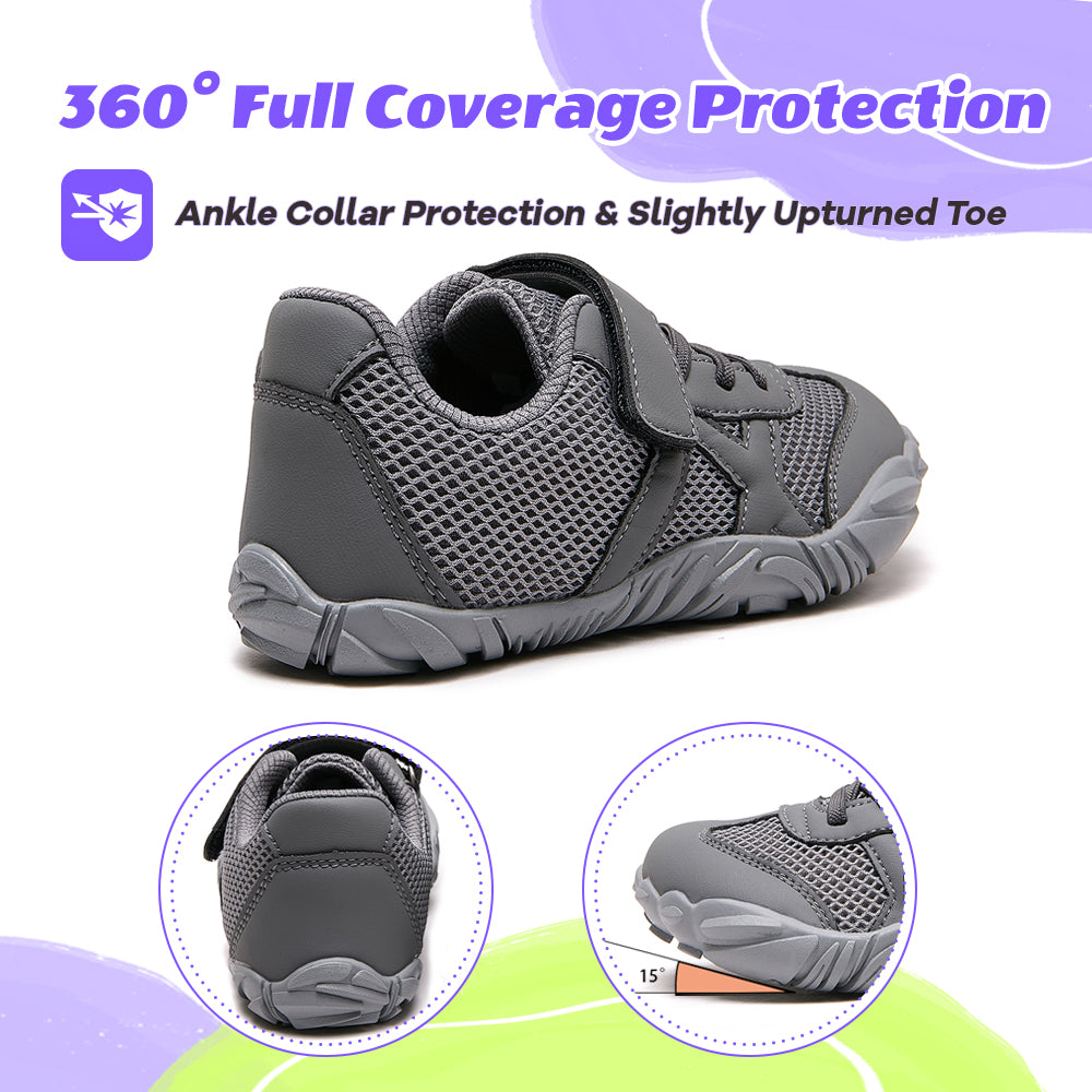 Stepedia Kids Girls Boys Water Shoes Wide Barefoot Shoes Kids Anti-Slip Beach Shoes Lightweight Hiking Aqua Shoes