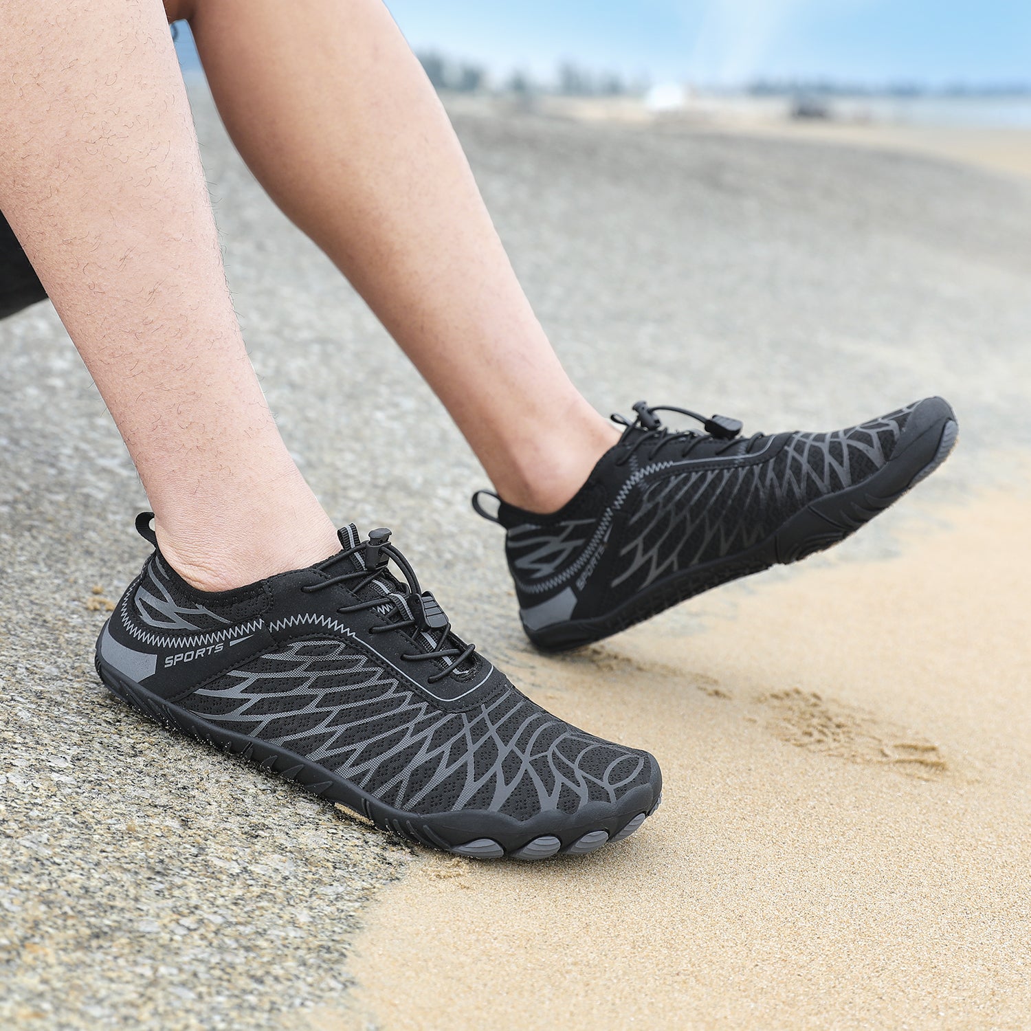 Stepedia Women's Wide Toe Box Barefoot Water Shoes Quick Dry Athletic Hiking Shoes