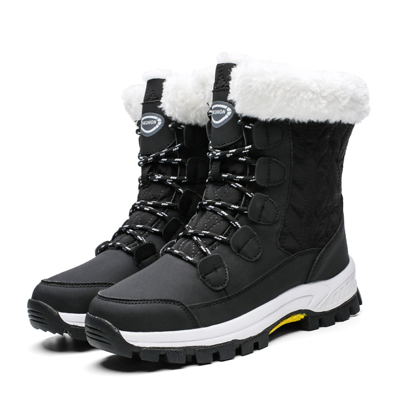 Stepedia Women's Snow Boots Warm Insulated Faux Fur Lined Waterproof Mid-Calf Winter Boots