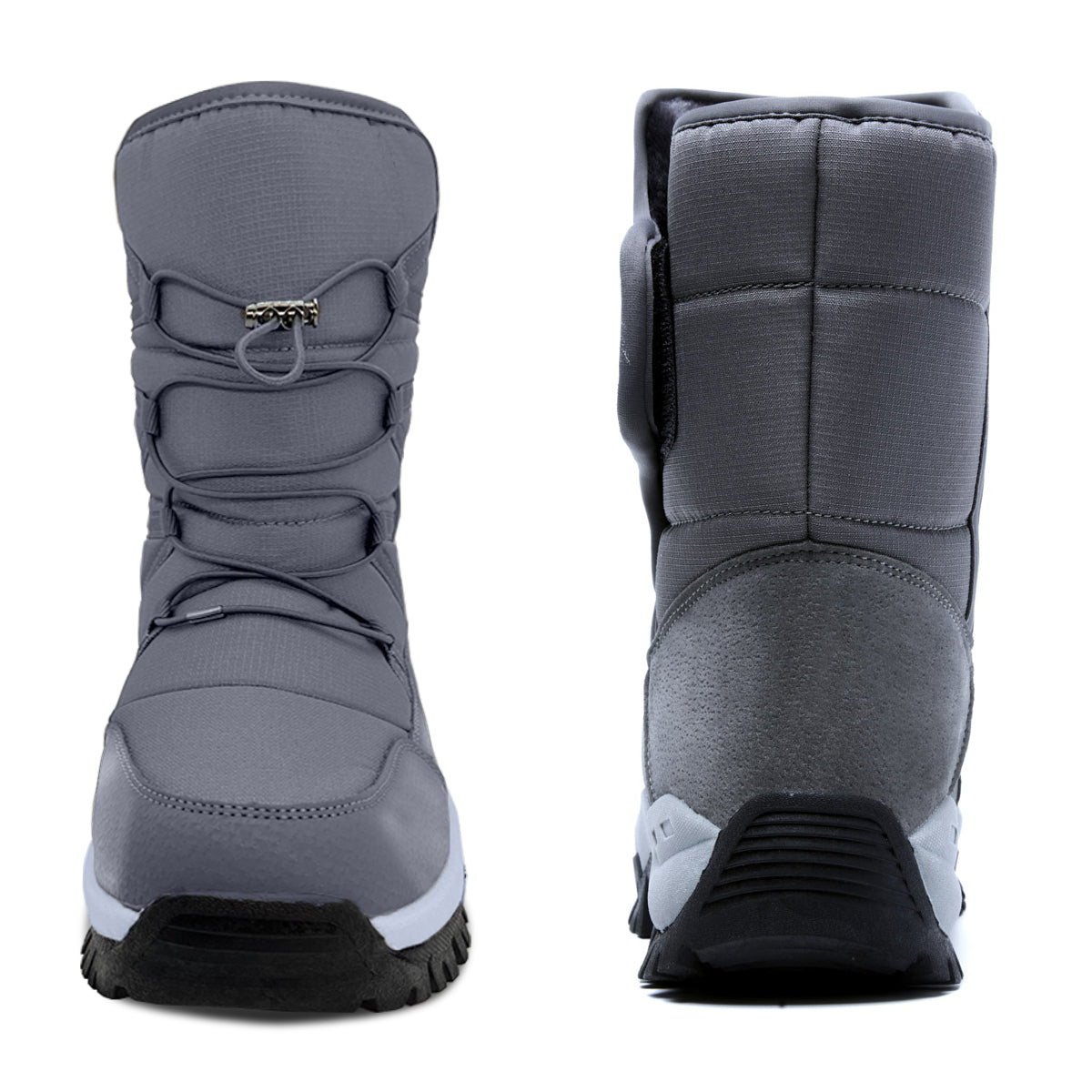 Stepedia Adults Warm Faux Fur Lined Mid Calf Winter Boots Waterproof S