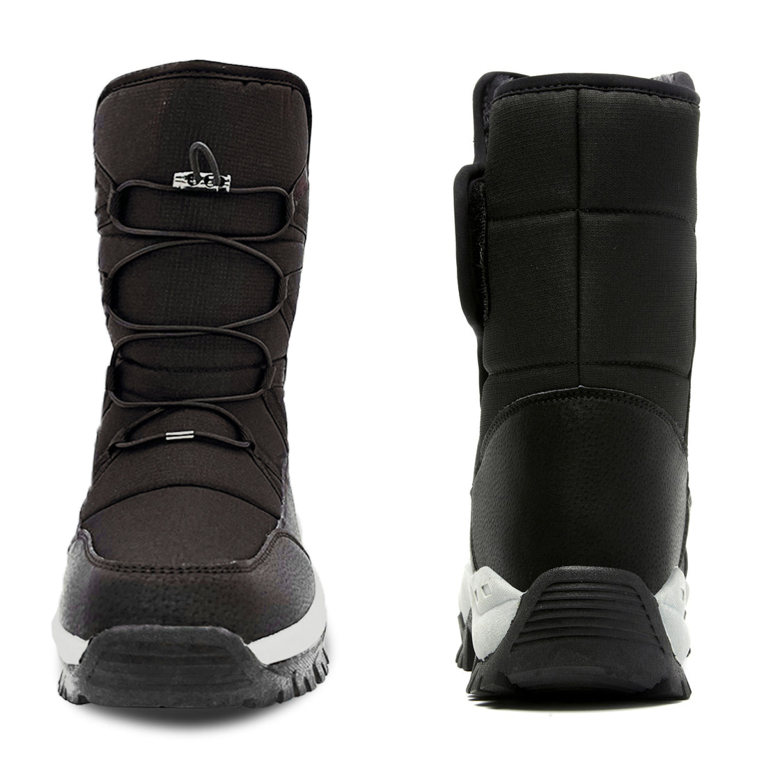 Stepedia Adults Warm Faux Fur Lined Mid Calf Winter Boots Waterproof Snow Boots