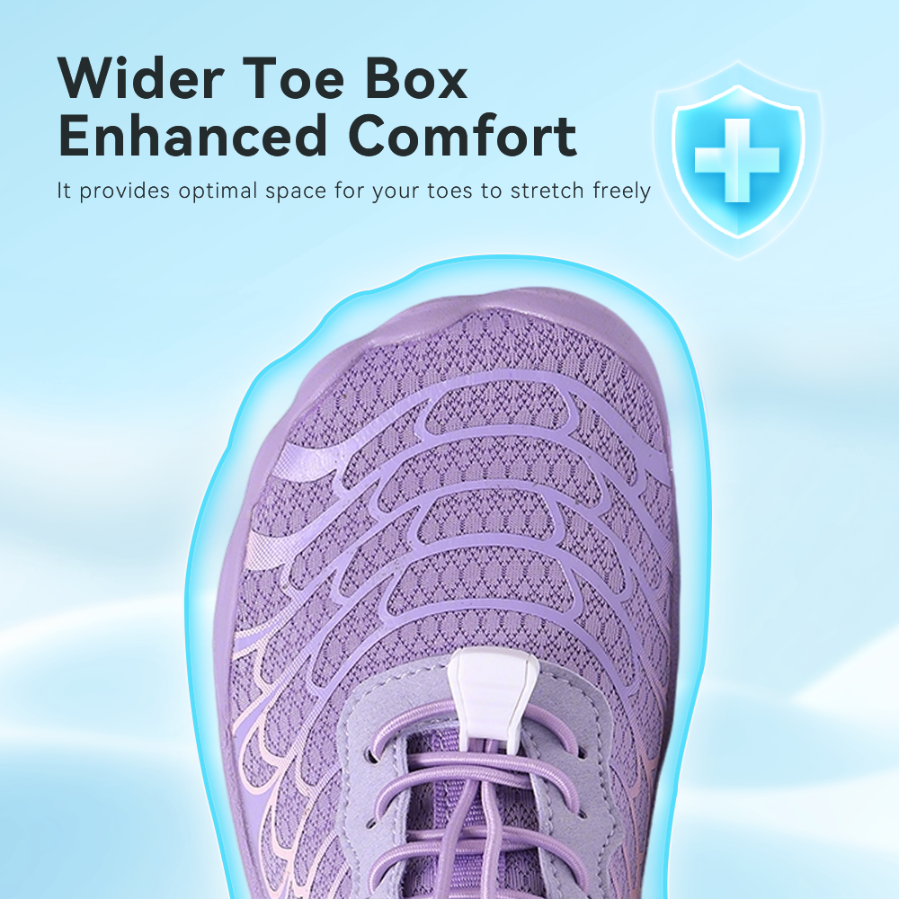 Stepedia Womens Mens Water Shoes Quick Dry Barefoot Wide Toe Box Aqua Swim Beach Shoes