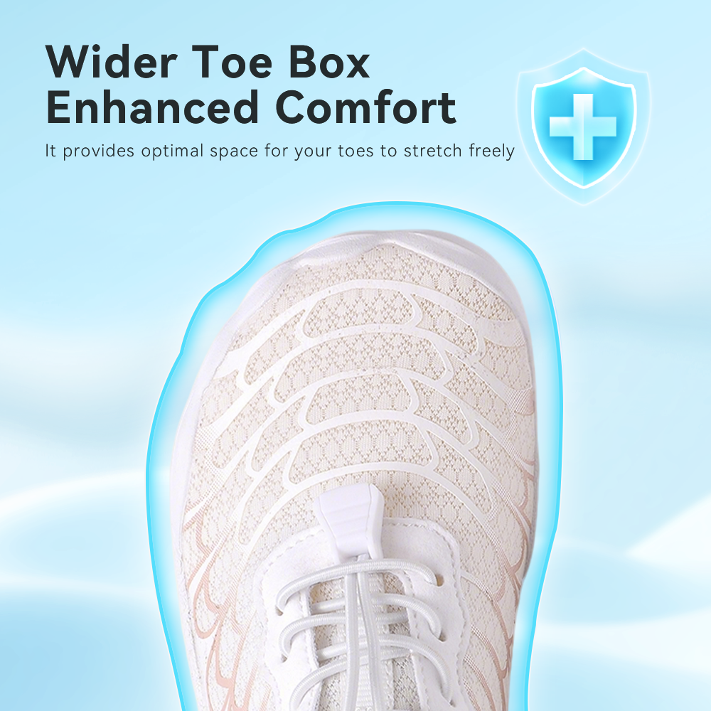 Stepedia Womens Mens Water Shoes Quick Dry Barefoot Wide Toe Box Aqua Swim Beach Shoes