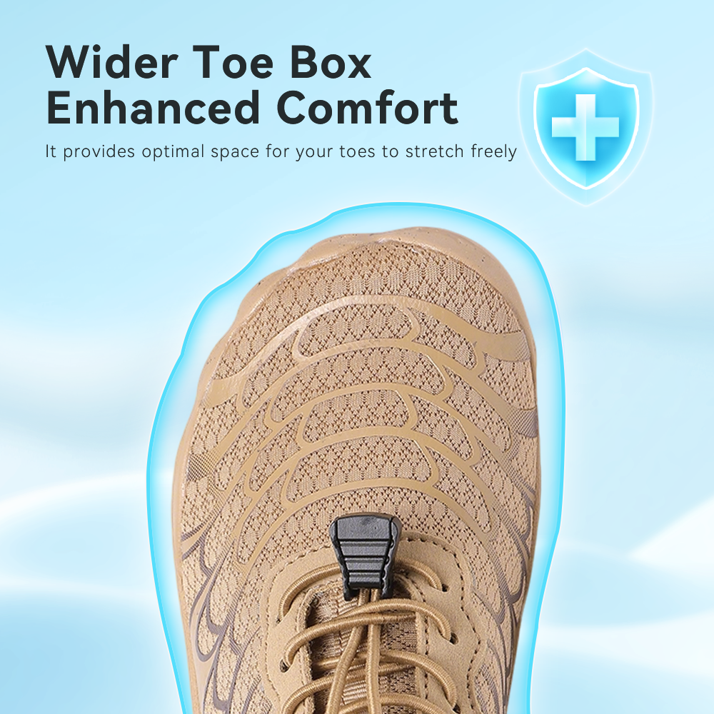 Stepedia Womens Mens Water Shoes Quick Dry Barefoot Wide Toe Box Aqua Swim Beach Shoes