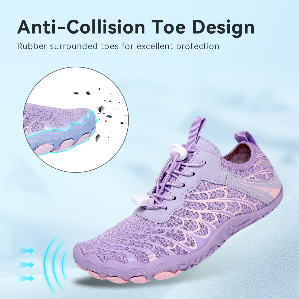 Stepedia Womens Mens Water Shoes Quick Dry Barefoot Wide Toe Box Aqua Swim Beach Shoes