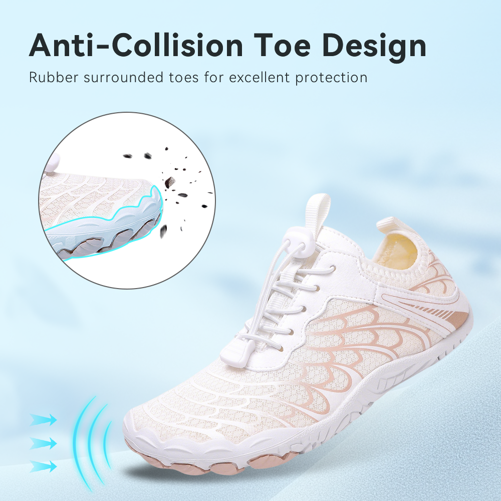Stepedia Womens Mens Water Shoes Quick Dry Barefoot Wide Toe Box Aqua Swim Beach Shoes