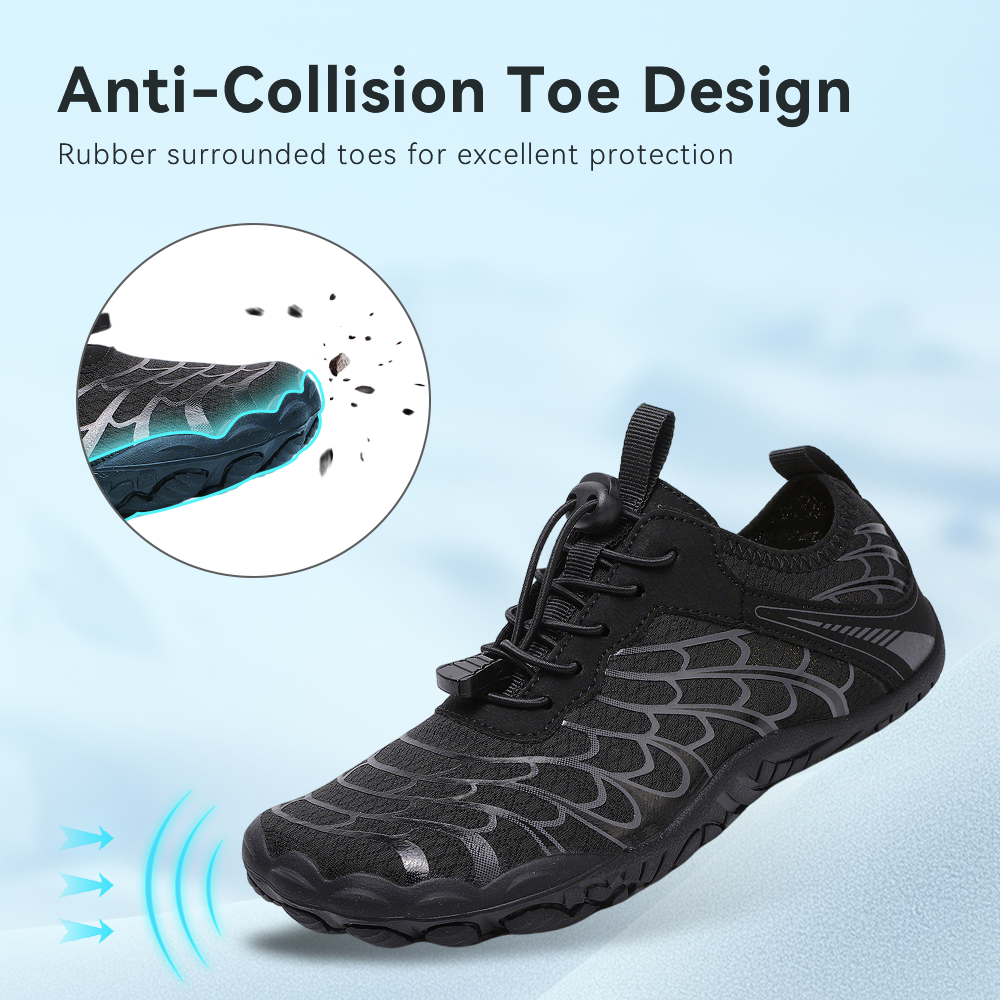 Stepedia Womens Mens Water Shoes Quick Dry Barefoot Wide Toe Box Aqua Swim Beach Shoes