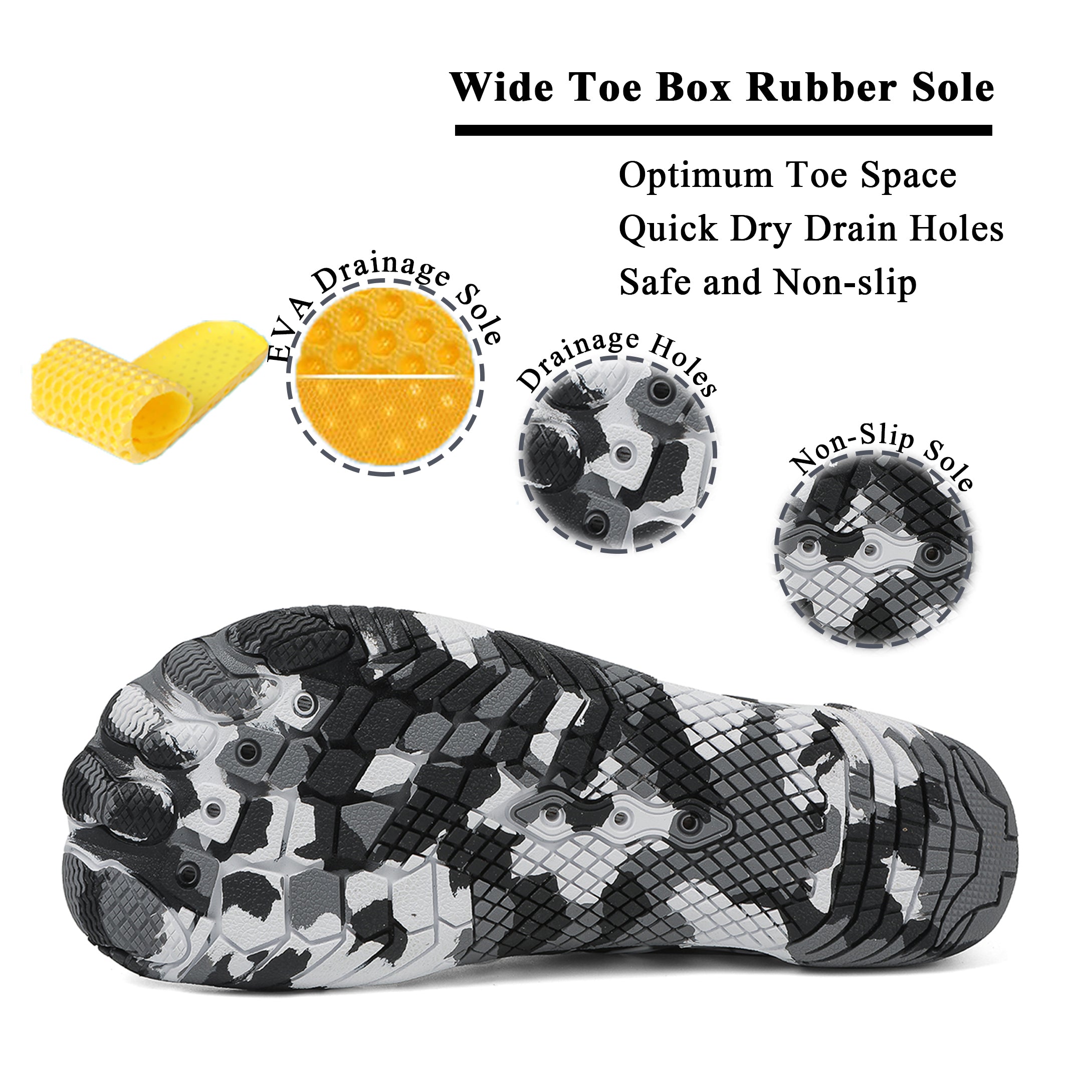 Stepedia Mens Womens Athletic Hiking Water Shoes