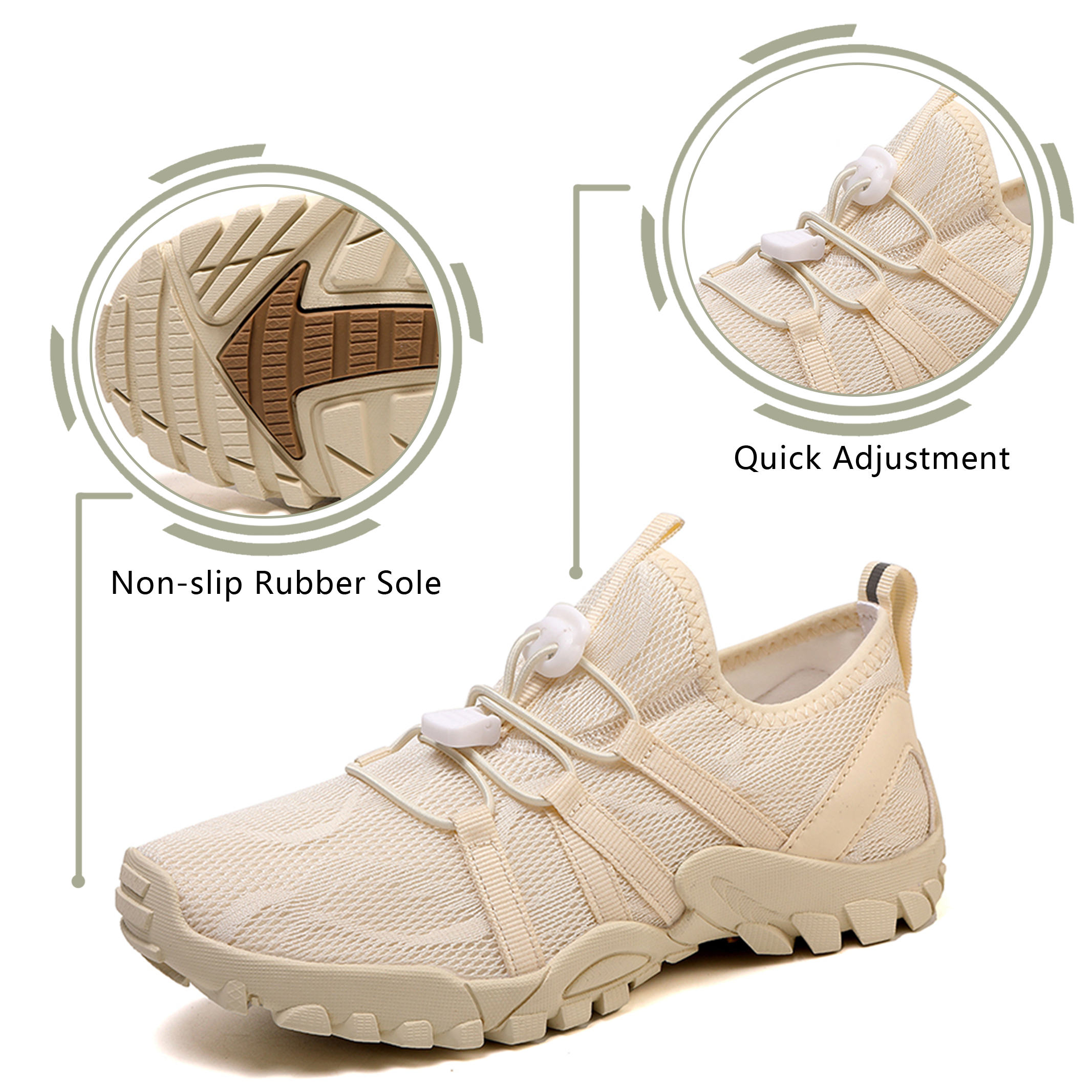 Stepedia Womens Mens Hiking Water Shoes Barefoot Aqua Shoes Beach Quick Dry Shoes