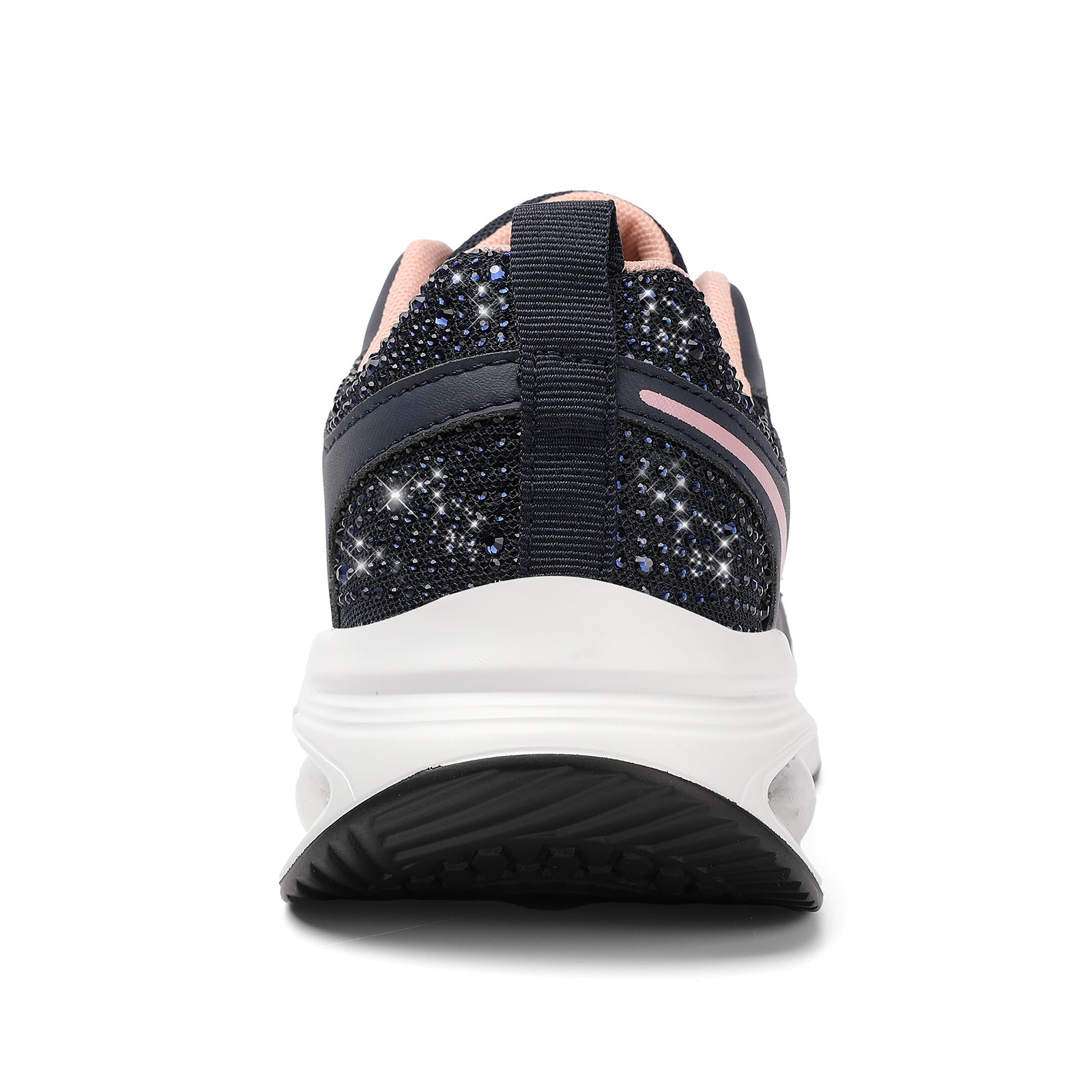 Stepedia Womens Air Cushion Sneakers Rhinestone Lightweight Walking Shoes Breathable Tennis Shoes