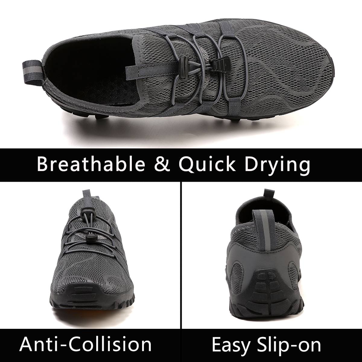 Stepedia Womens Mens Hiking Water Shoes Barefoot Aqua Shoes Beach Quick Dry Shoes