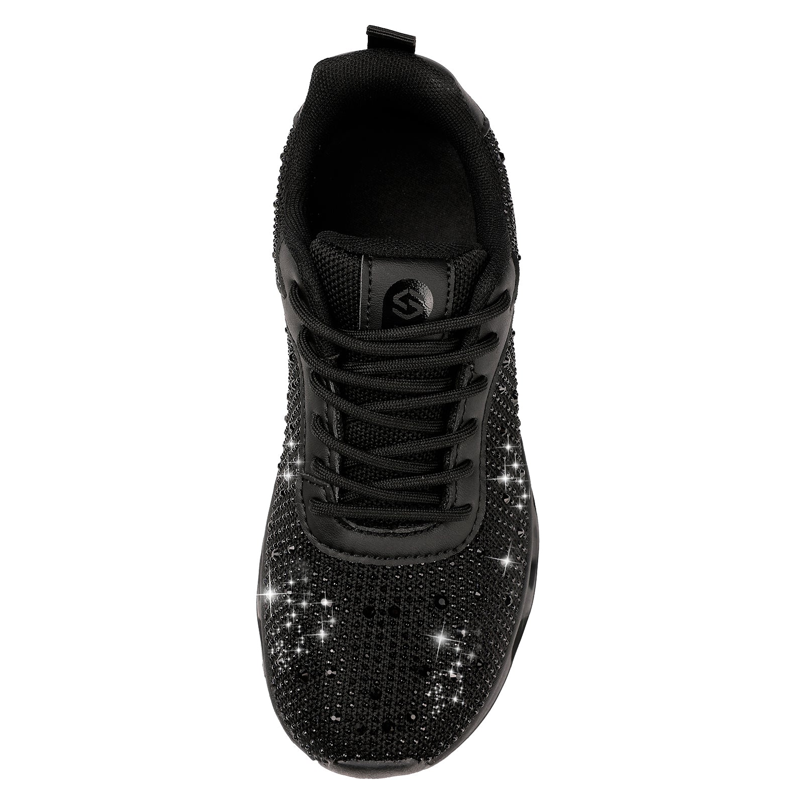 Stepedia Women's Rhinestone Mesh Walking Shoes Breathable Tennis Shoes Spakle Glitter Sneaker