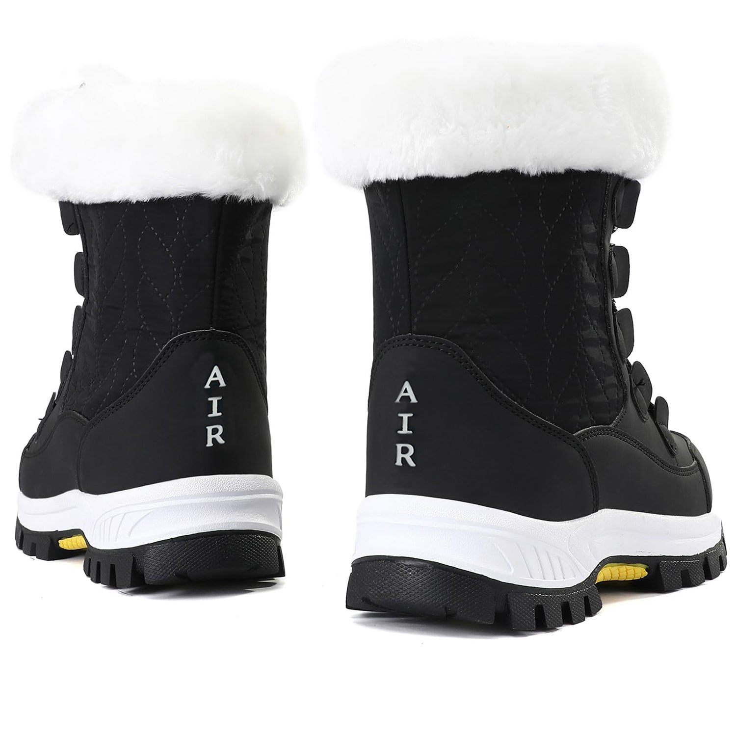 Stepedia Women's Snow Boots Warm Insulated Faux Fur Lined Waterproof Mid-Calf Winter Boots
