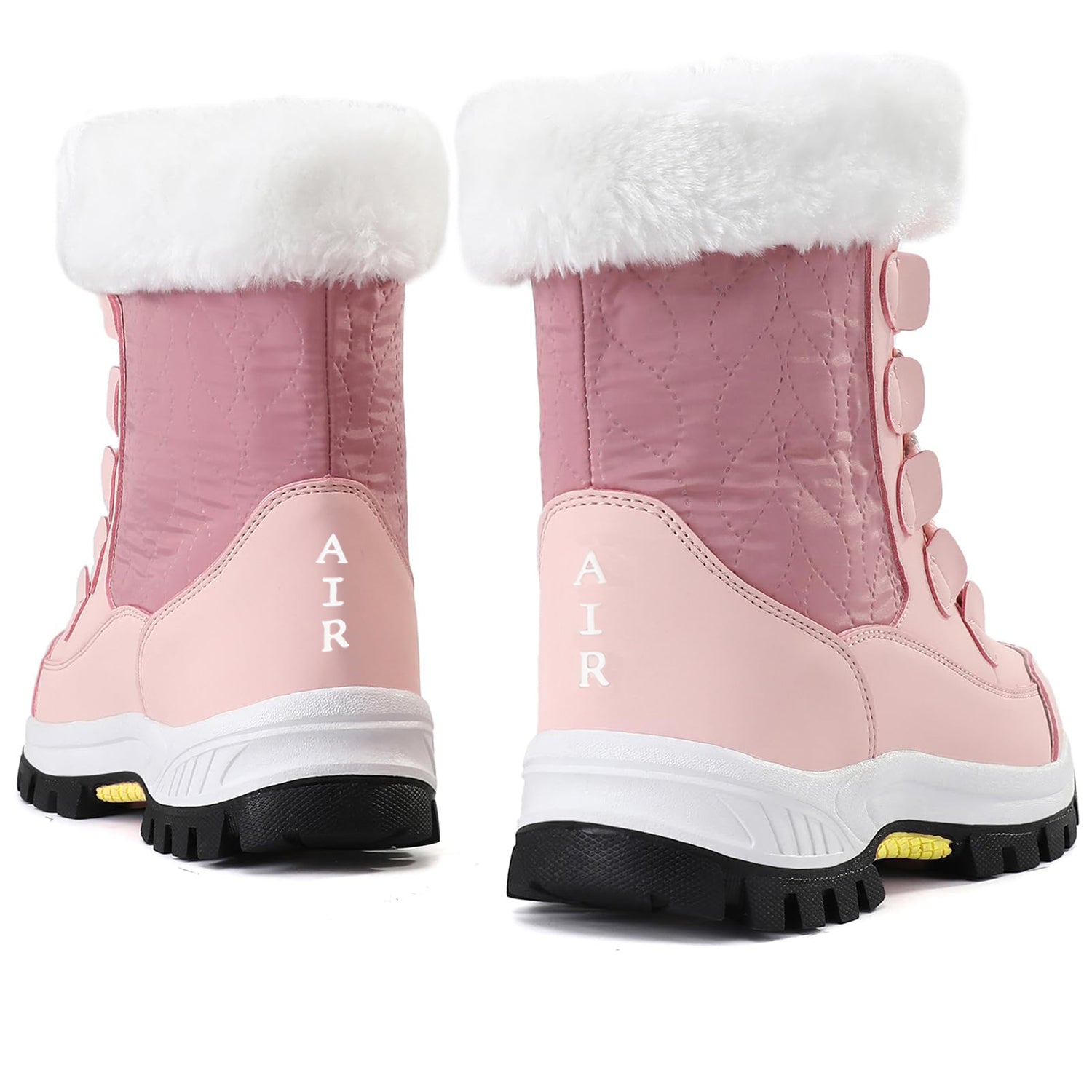 Stepedia Women's Snow Boots Warm Insulated Faux Fur Lined Waterproof Mid-Calf Winter Boots