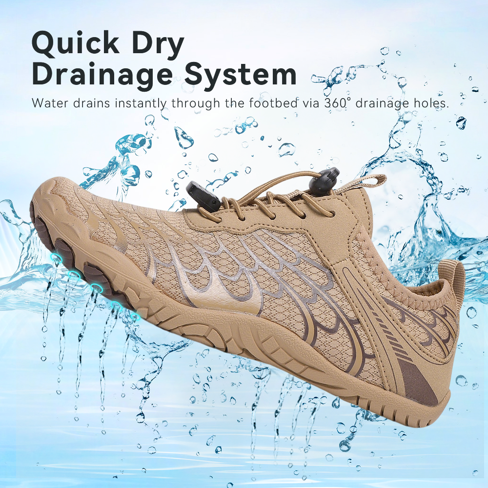 Stepedia Womens Mens Water Shoes Quick Dry Barefoot Wide Toe Box Aqua Swim Beach Shoes