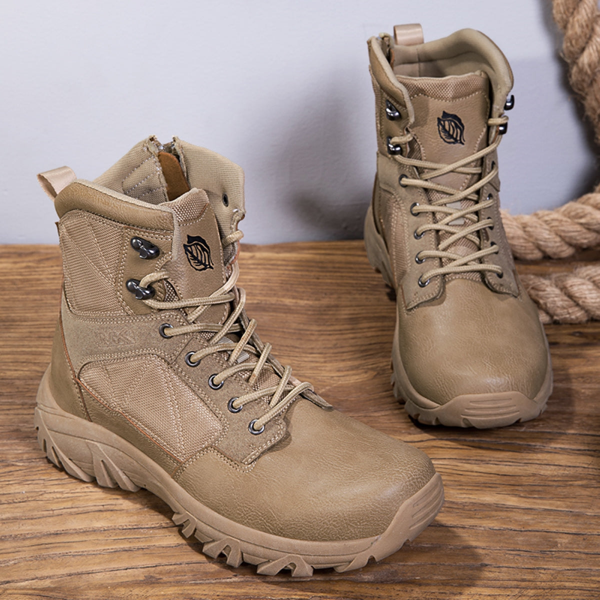 Stepedia Men's Waterproof Hiking Boots Outdoor Mid Trekking Backpacking Mountaineering Shoes