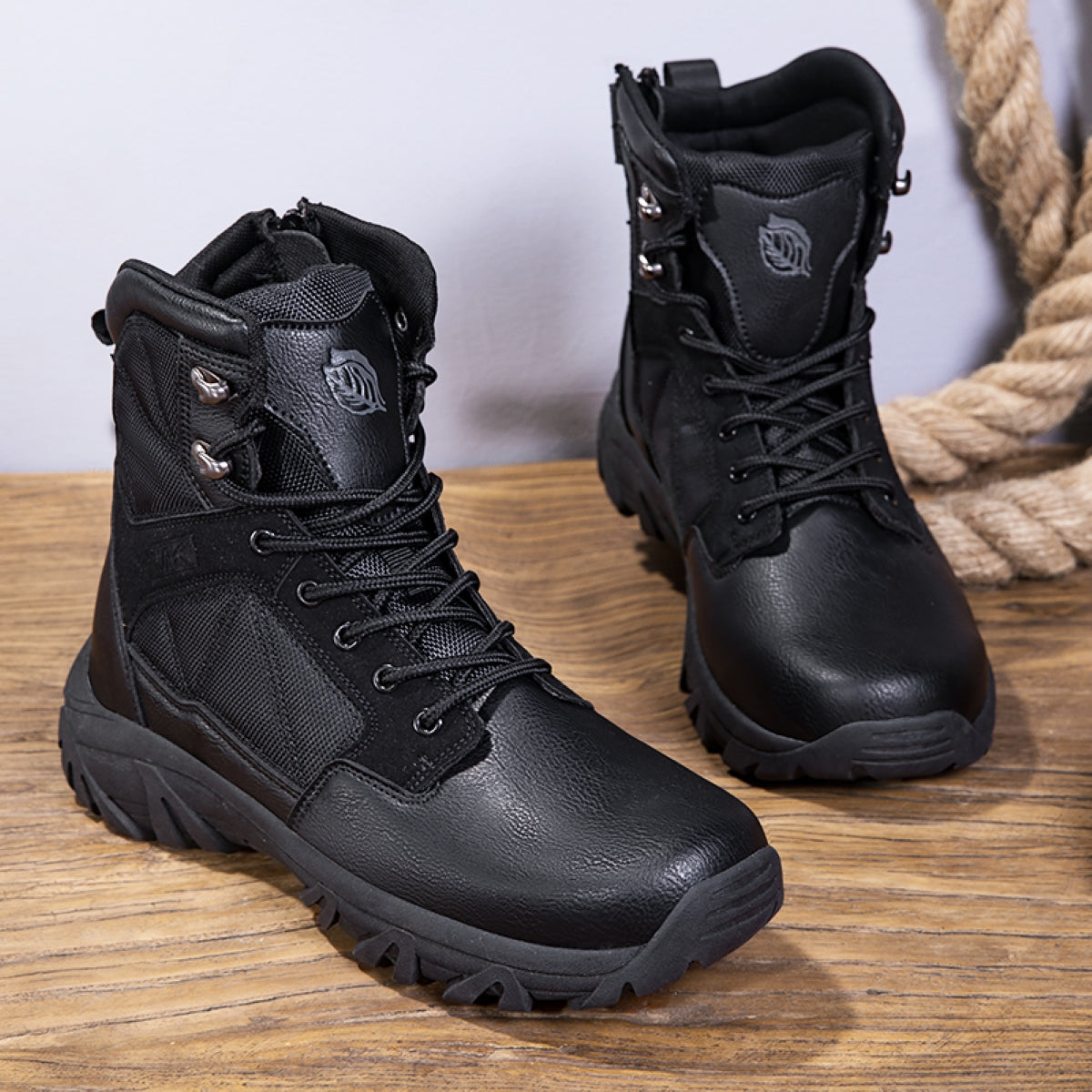 Stepedia Men's Waterproof Hiking Boots Outdoor Mid Trekking Backpacking Mountaineering Shoes