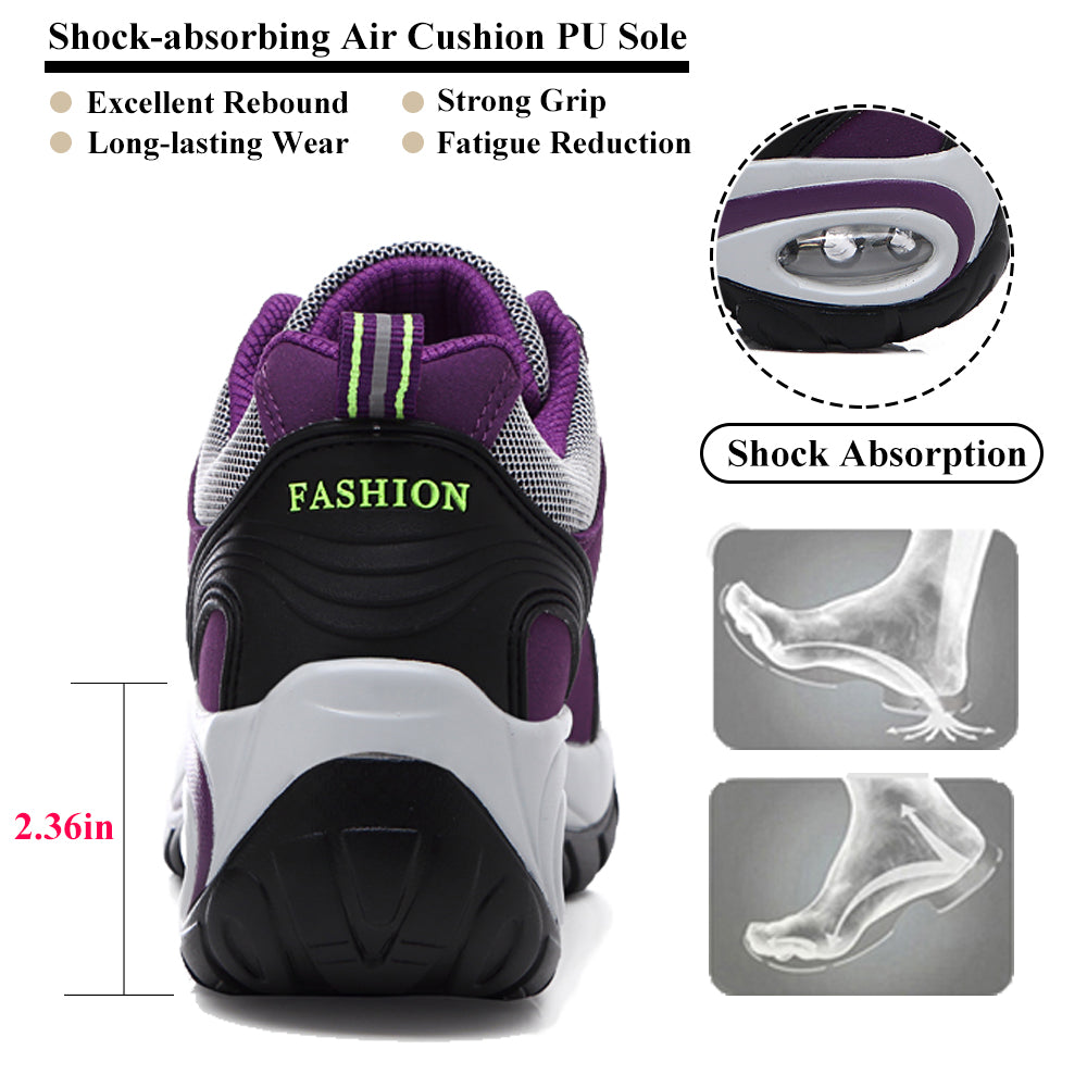 Stepedia Hiking Shoes Women Outdoor Lightweight Air Cushion Boots for Trekking Camping Walking Running