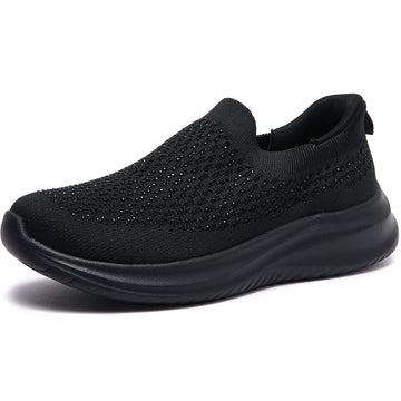 Stepedia Women's Athletic Walking Shoes Slip On Casual Mesh-Comfortable Tennis Workout Sneakers