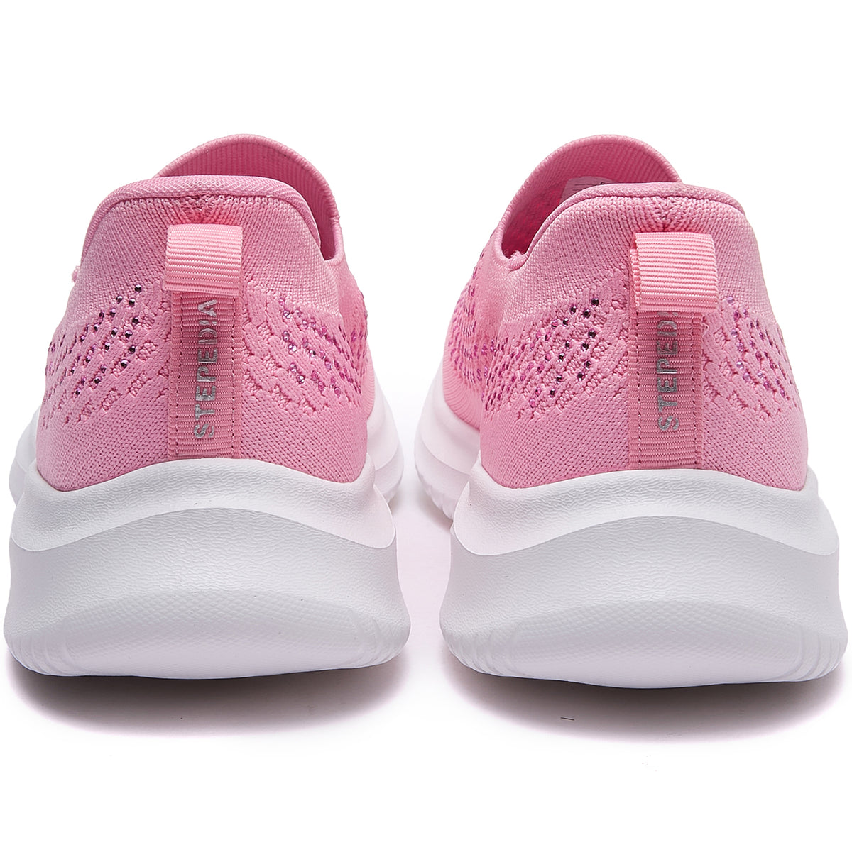 Stepedia Women's Athletic Walking Shoes Slip On Casual Mesh-Comfortable Tennis Workout Sneakers