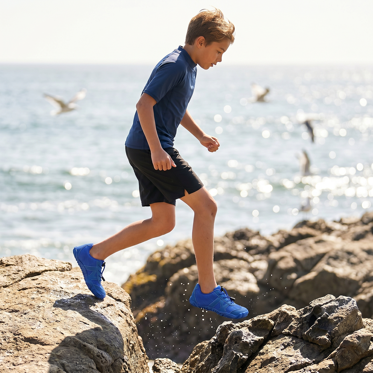 Stepedia Barefoot Wide Water Shoes for Kids Boys Girls and Quick-Dry Sneakers for Hiking Swimming Beach Walking