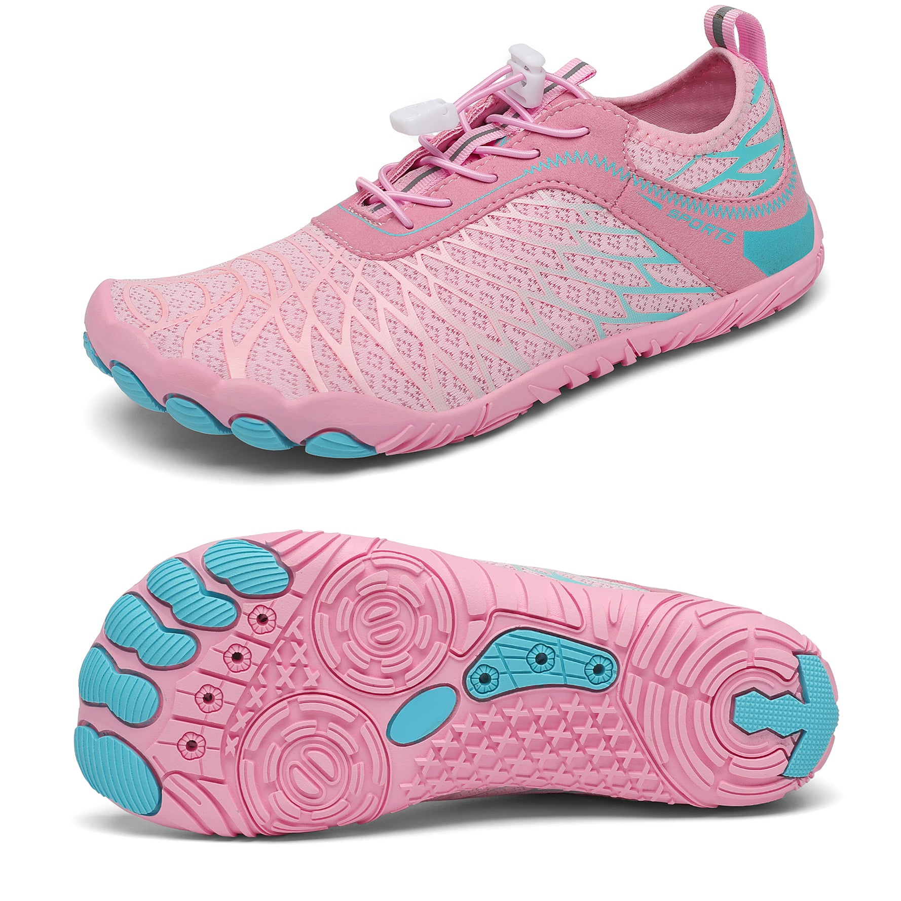 Stepedia Women's Wide Toe Box Barefoot Water Shoes Quick Dry Athletic Hiking Shoes