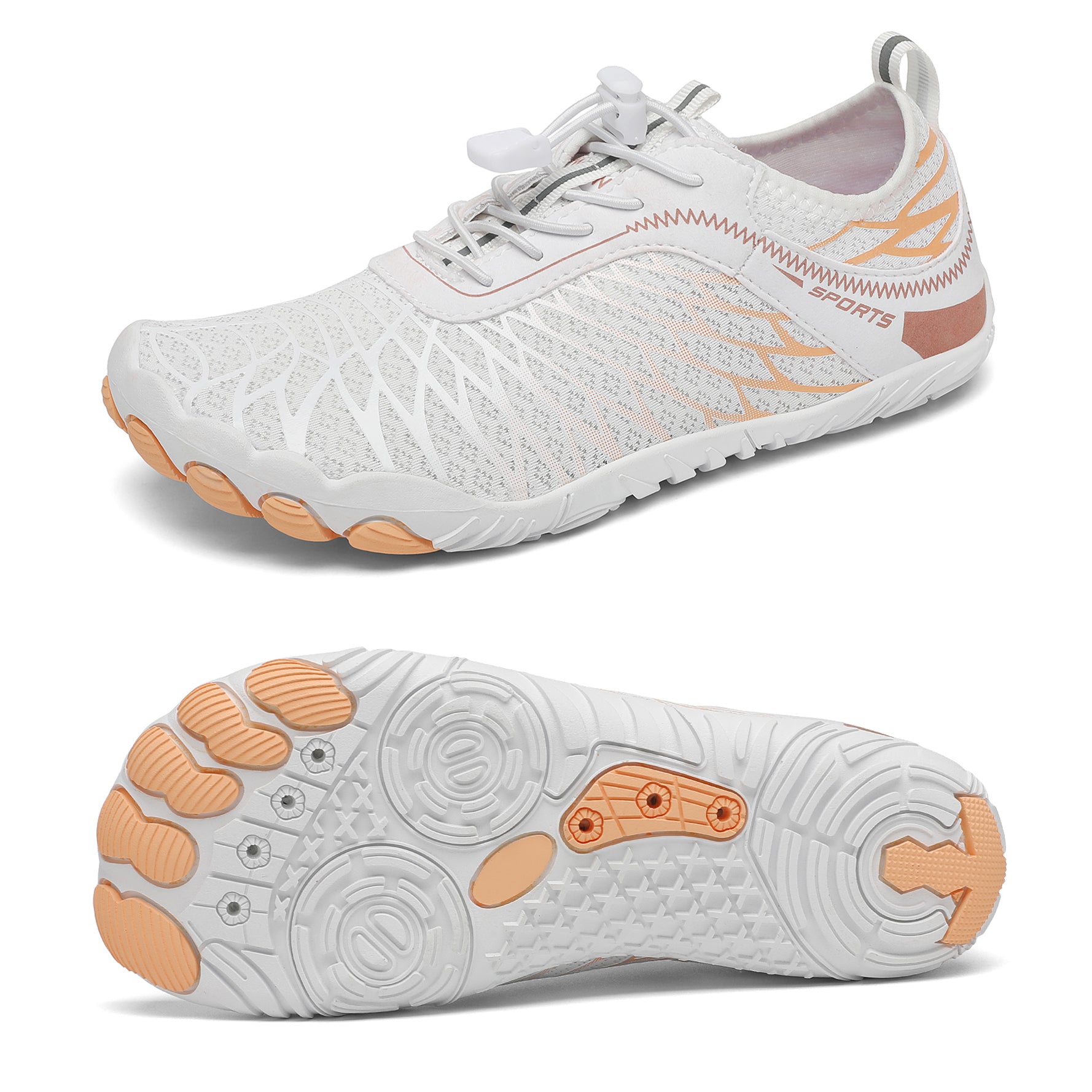 Stepedia Women's Wide Toe Box Barefoot Water Shoes Quick Dry Athletic Hiking Shoes