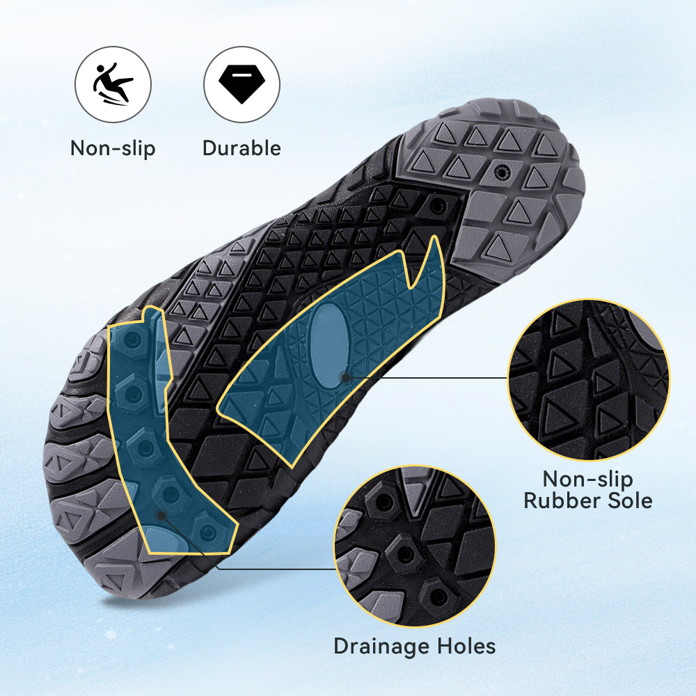 Stepedia Water Shoes Men's Women's Swim Shoes Beach Barefoot Quick-Dry Aqua Pool Shoes Swimming Surfing