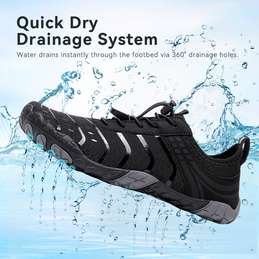 Stepedia Water Shoes Men's Women's Swim Shoes Beach Barefoot Quick-Dry Aqua Pool Shoes Swimming Surfing