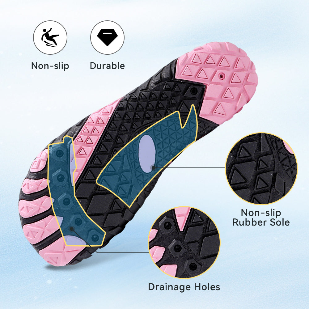 Stepedia Water Shoes Men's Women's Swim Shoes Beach Barefoot Quick-Dry Aqua Pool Shoes Swimming Surfing