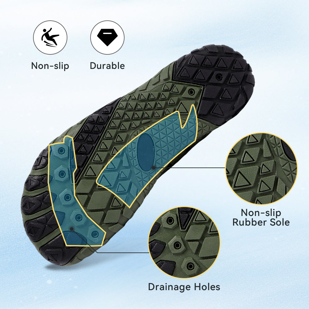 Stepedia Water Shoes Men's Women's Swim Shoes Beach Barefoot Quick-Dry Aqua Pool Shoes Swimming Surfing