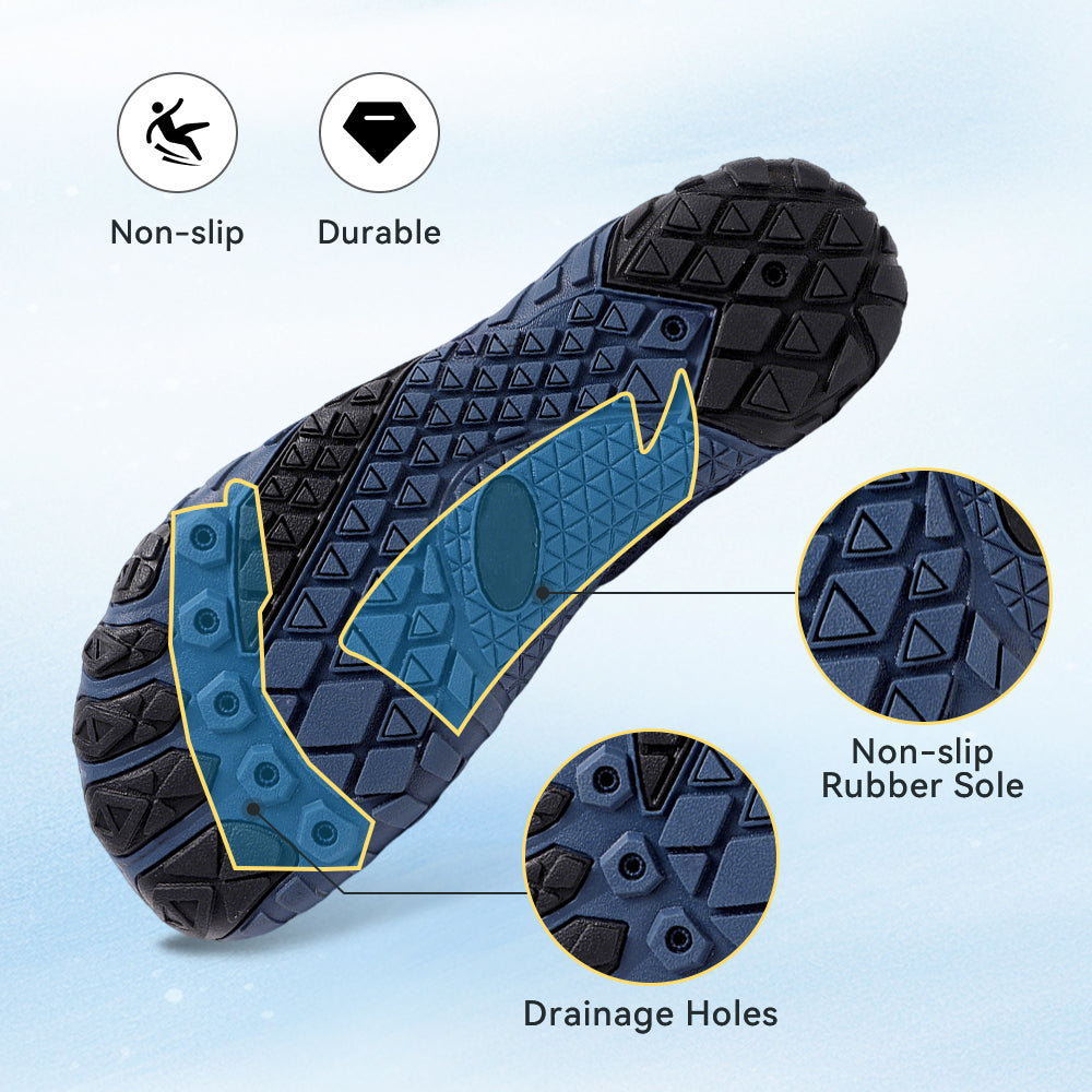Stepedia Water Shoes Men's Women's Swim Shoes Beach Barefoot Quick-Dry Aqua Pool Shoes Swimming Surfing